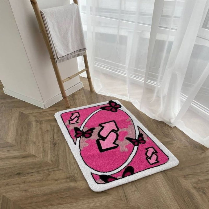 Fun and Whimsical Money-Themed Decorative Floor Mat