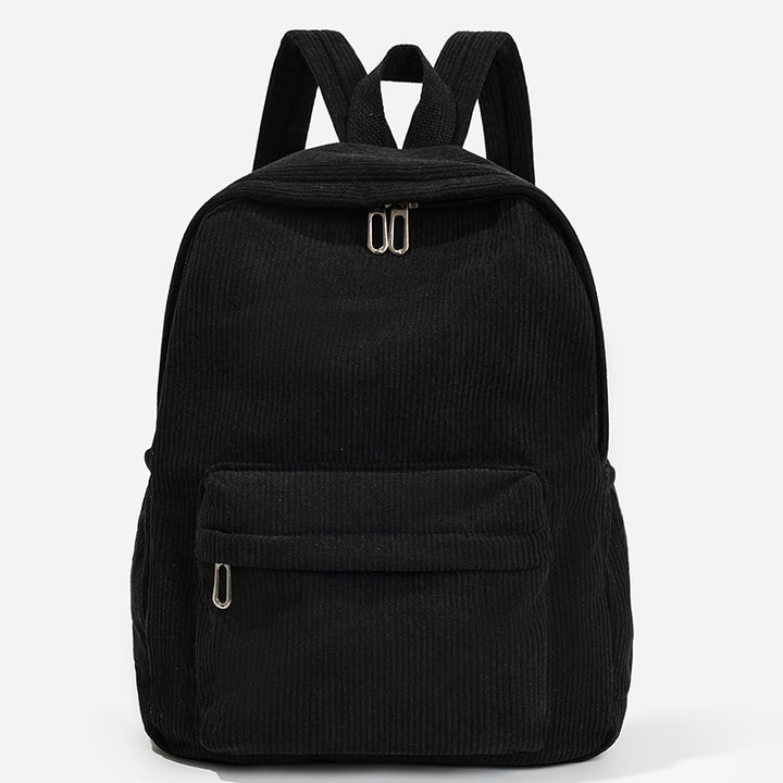 Stylish Corduroy Backpack