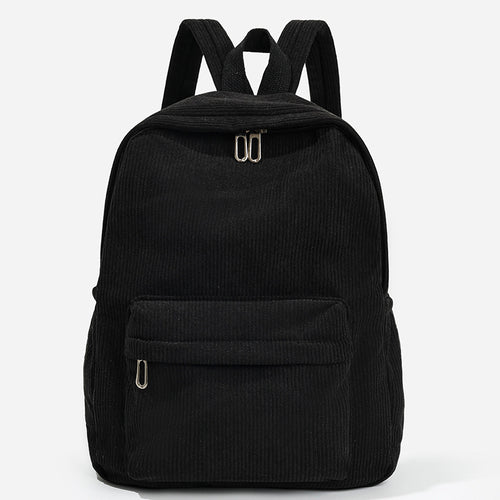 Stylish Corduroy Backpack