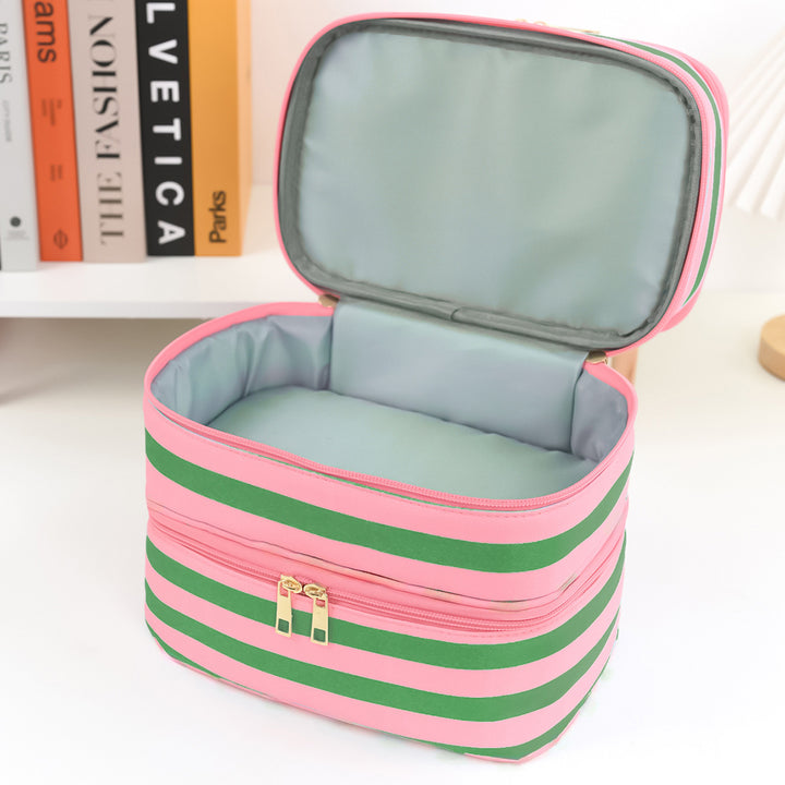 Stylish cosmetic organizer with multiple compartments Bowlift