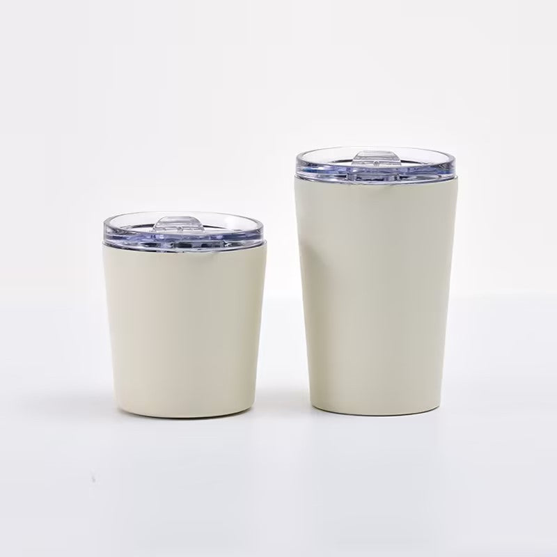 Women’s insulated cup with elegant lid and ergonomic handle Bowlift