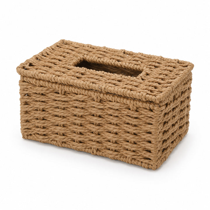 Woven Tissue Box Cover Bowlift