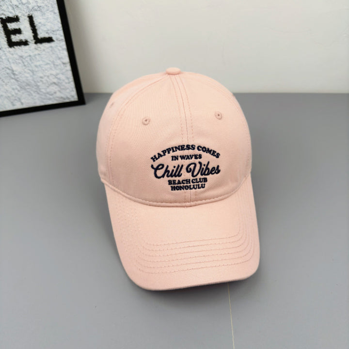 Men's Embroidered Chill Vibes Baseball Cap Bowlift