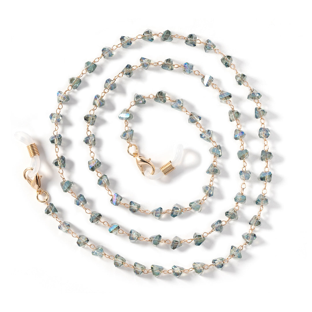 Chic Gemstone-Style Eyewear Chain Bowlift