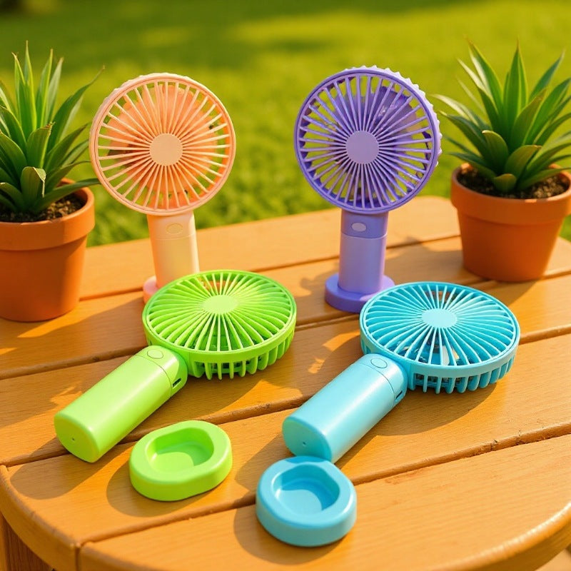 Unisex Portable Mini Fan with USB Charging Function and Multiple Speed Levels Bowlift