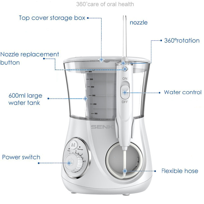 Advanced Dental Water Flosser Bowlift