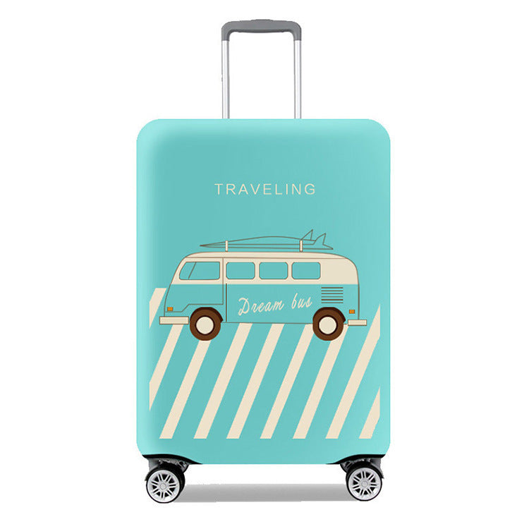 Women's Hard Shell Suitcase with Modern Geometric Design Bowlift