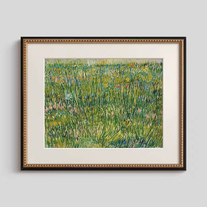 Framed Impressionist Flower Art