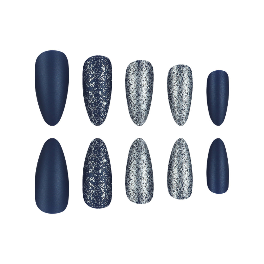 Glittery Stiletto Press-On Nail Set Bowlift