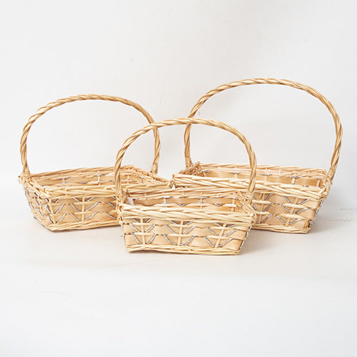 Handwoven Decorative Storage Set Bowlift