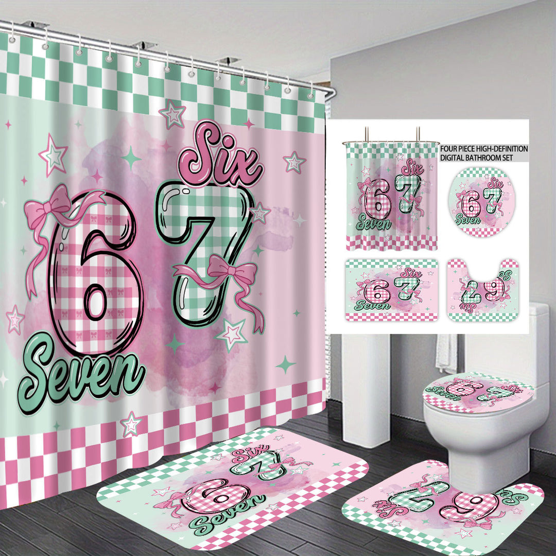 Colorful Dessert-Themed Bathroom Set Bowlift