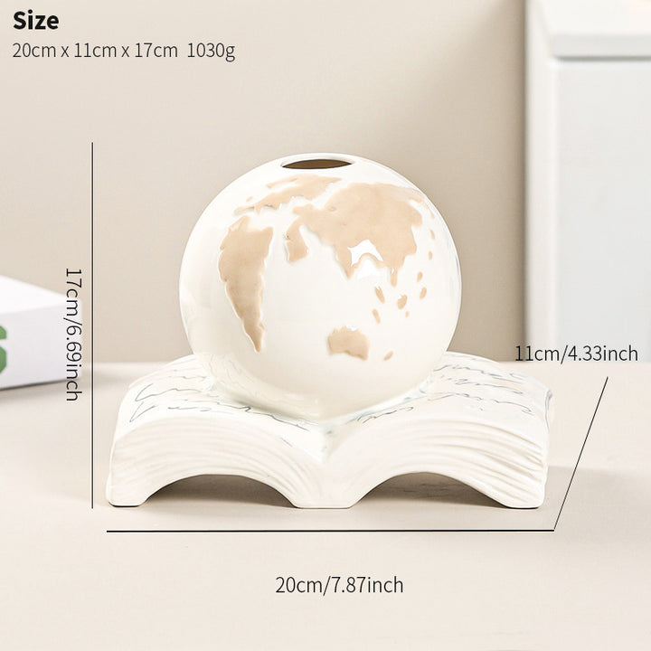 Elegant Ceramic Globe Bank Bowlift