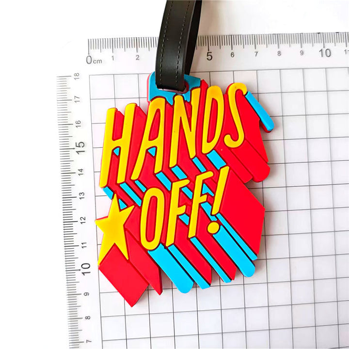 Unisex Luggage Tag with Eye-Catching Safety Message Bowlift