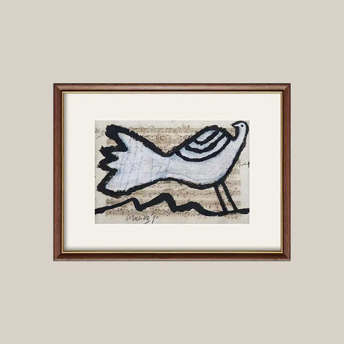 Artistically framed wall decoration