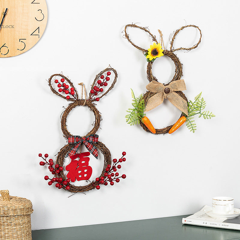 Decorative door wreath Bowlift
