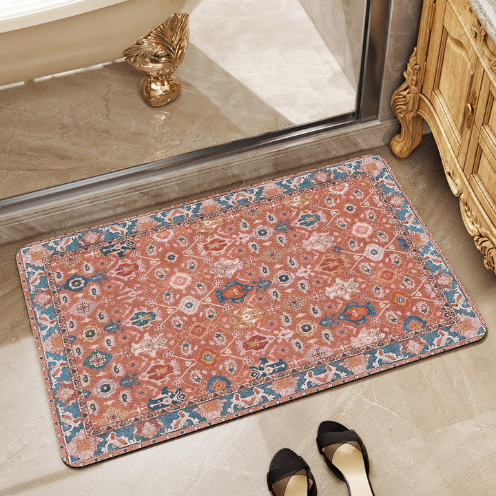 Luxurious Vintage-Inspired Bath Mat Bowlift