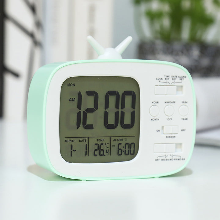 Digital Thermometer Alarm Clock Bowlift