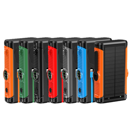 Multifunctional Solar Powerbank with Hand Crank Bowlift