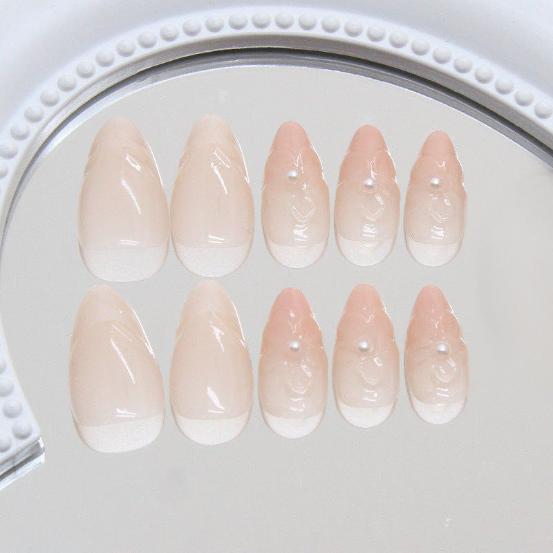 Artistic Sculpted Press-On Nail Tips Bowlift