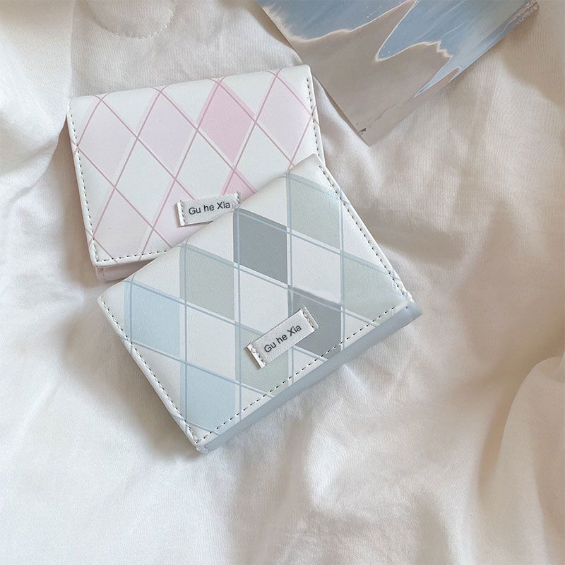 Elegant Plaid Pattern Card Holder Bowlift