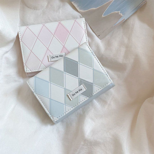 Elegant Plaid Pattern Card Holder Bowlift