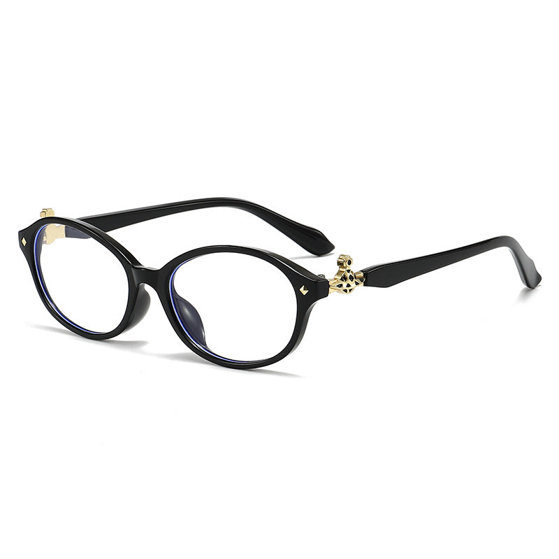 Women's fashionable optical glasses in elegant oval design with golden accents Bowlift
