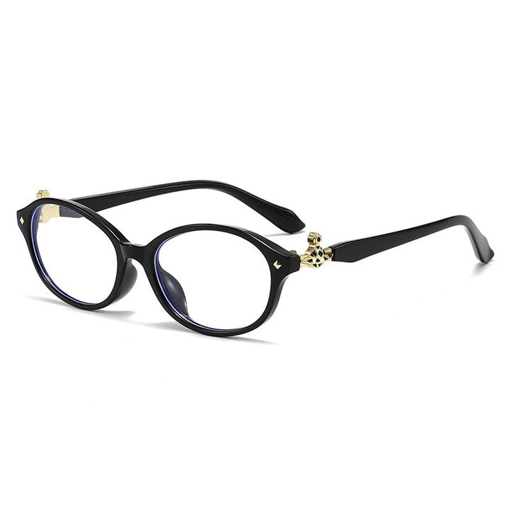 Women's fashionable optical glasses in elegant oval design with golden accents Bowlift