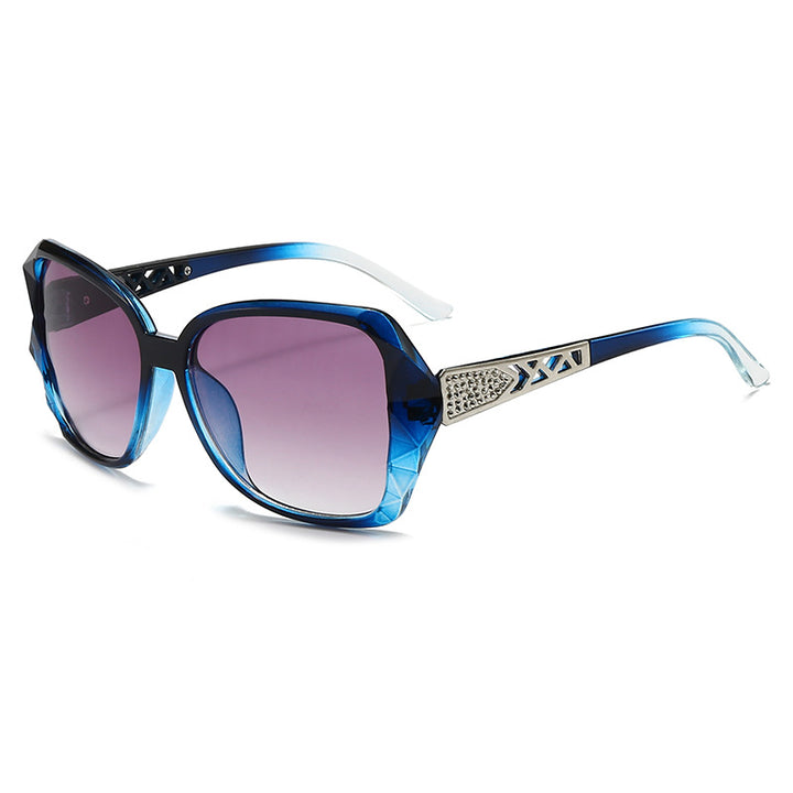 Oversized Geometric Frame Sunglasses