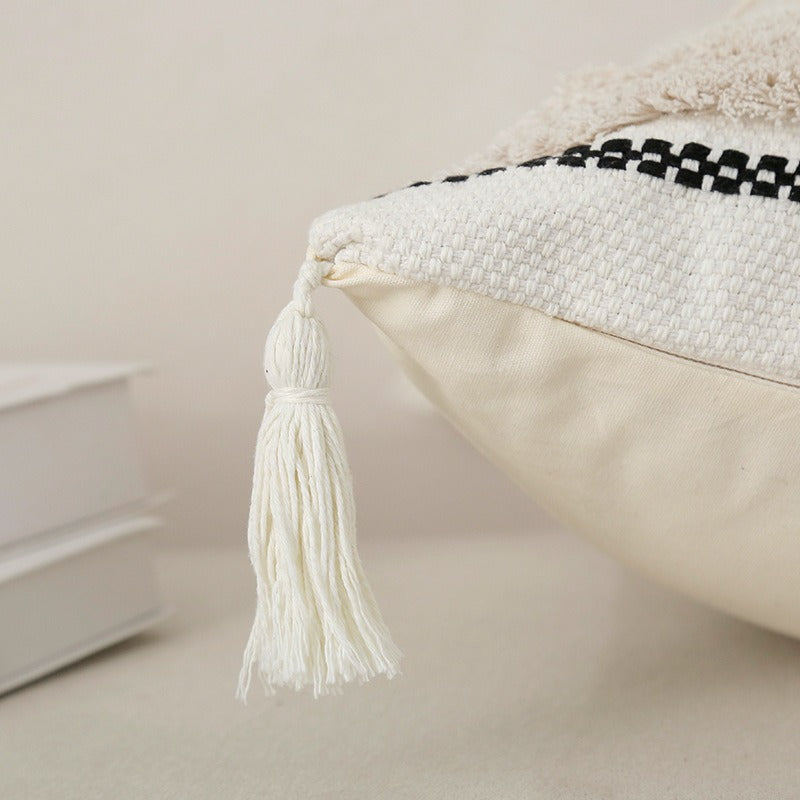 Women's Decorative Pillowcase with Textured Design Bowlift