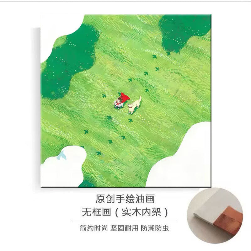 Playful Landscape Art Print