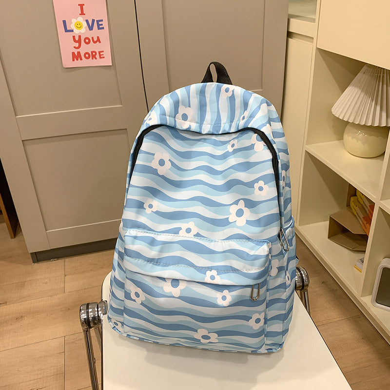 Patterned School Backpack