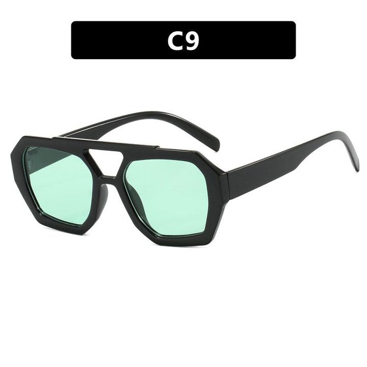 Women's geometric sunglasses with luxurious design Bowlift