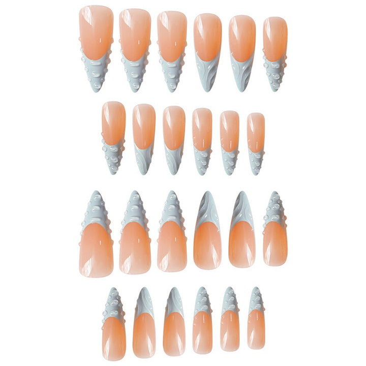 Artistic 3D Press-On Nail Extensions Bowlift