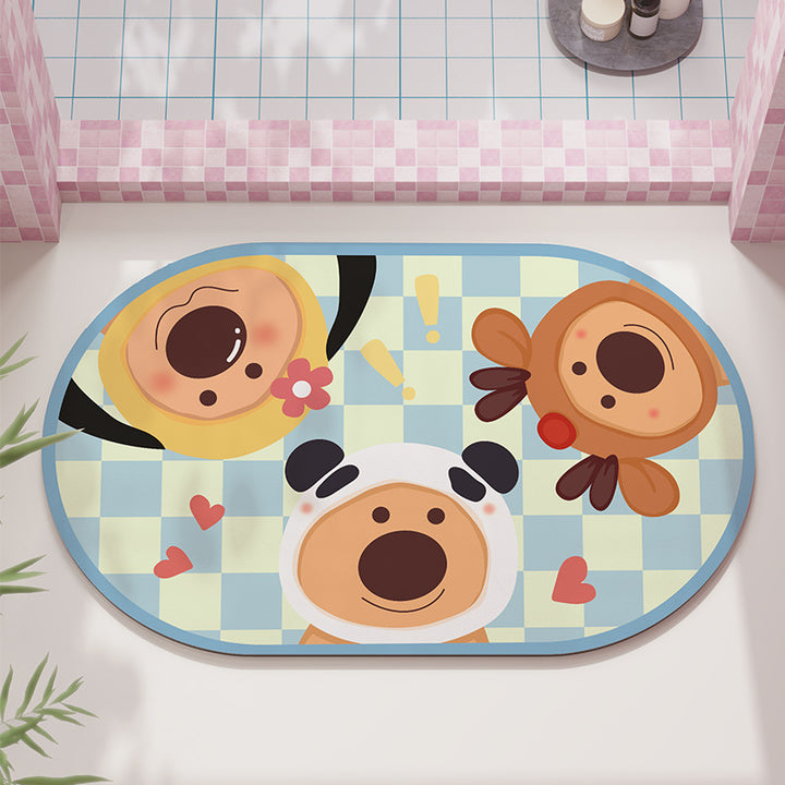 Fun-Themed Bath Mat Bowlift