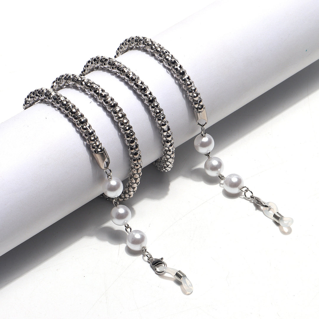 Chic Pearl-Accented Eyewear Chain Bowlift