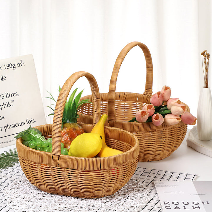 Woven Storage Basket Bowlift