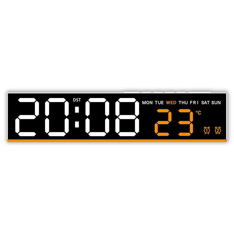 Digital LED weather clock with large display Bowlift