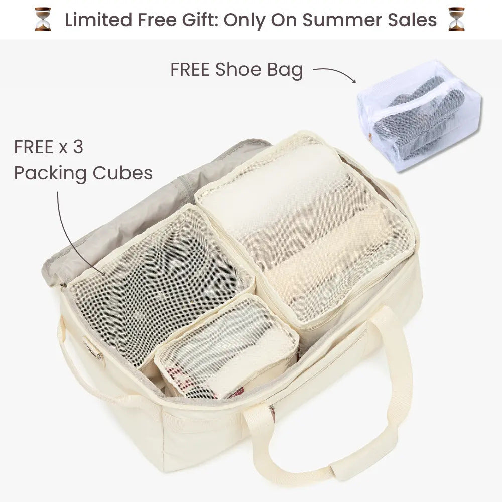Rolling Travel Bag with Multifunctional Compartments Bowlift