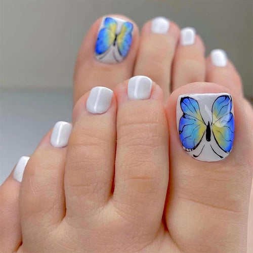 Decorative Butterfly Press-On Nail Set Bowlift