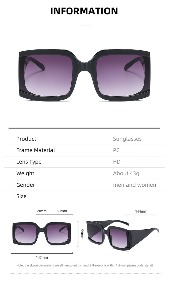 Women's Fashion Oversized Sunglasses Bowlift