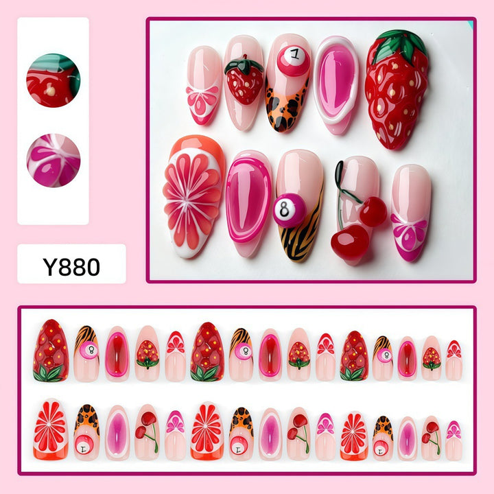 Creative Fruit Nail Art with Colorful Designs Bowlift