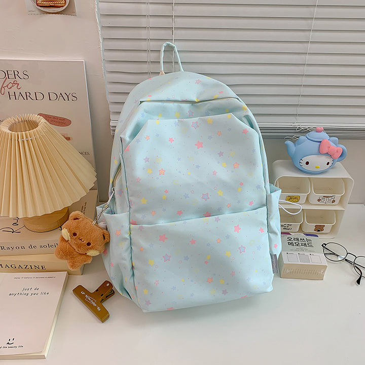 Star-Patterned Lightweight Backpack
