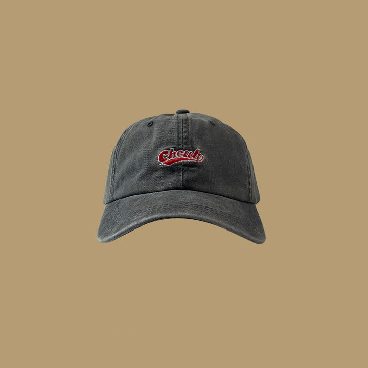Vintage-Style Adjustable Cotton Cap