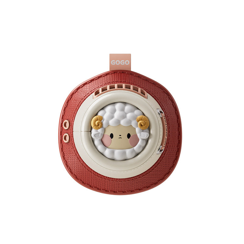 Ladies Portable Mini Fan with Cute Sheep Design Bowlift