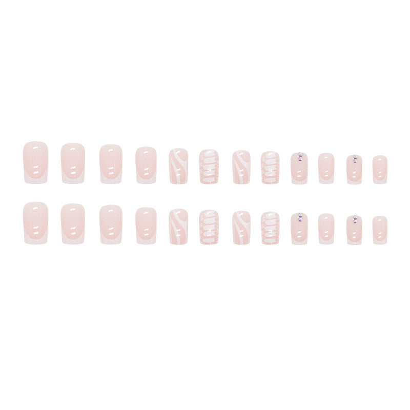 Artistic Press-On Nail Art Set Bowlift