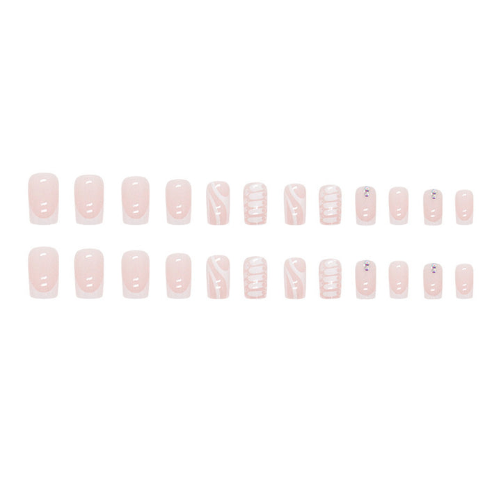 Artistic Press-On Nail Art Set Bowlift