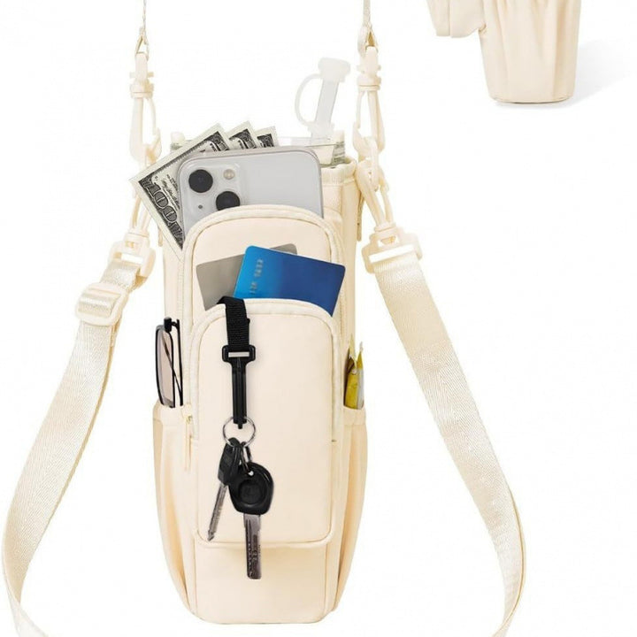 Practical and stylish shoulder bag with insulated drink compartment Bowlift