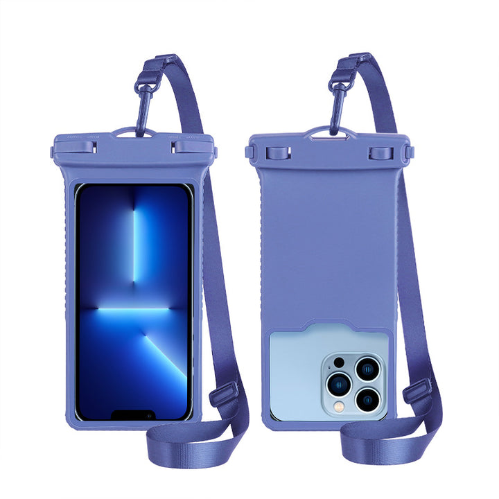 Unisex waterproof smartphone case with adjustable carrying strap Bowlift