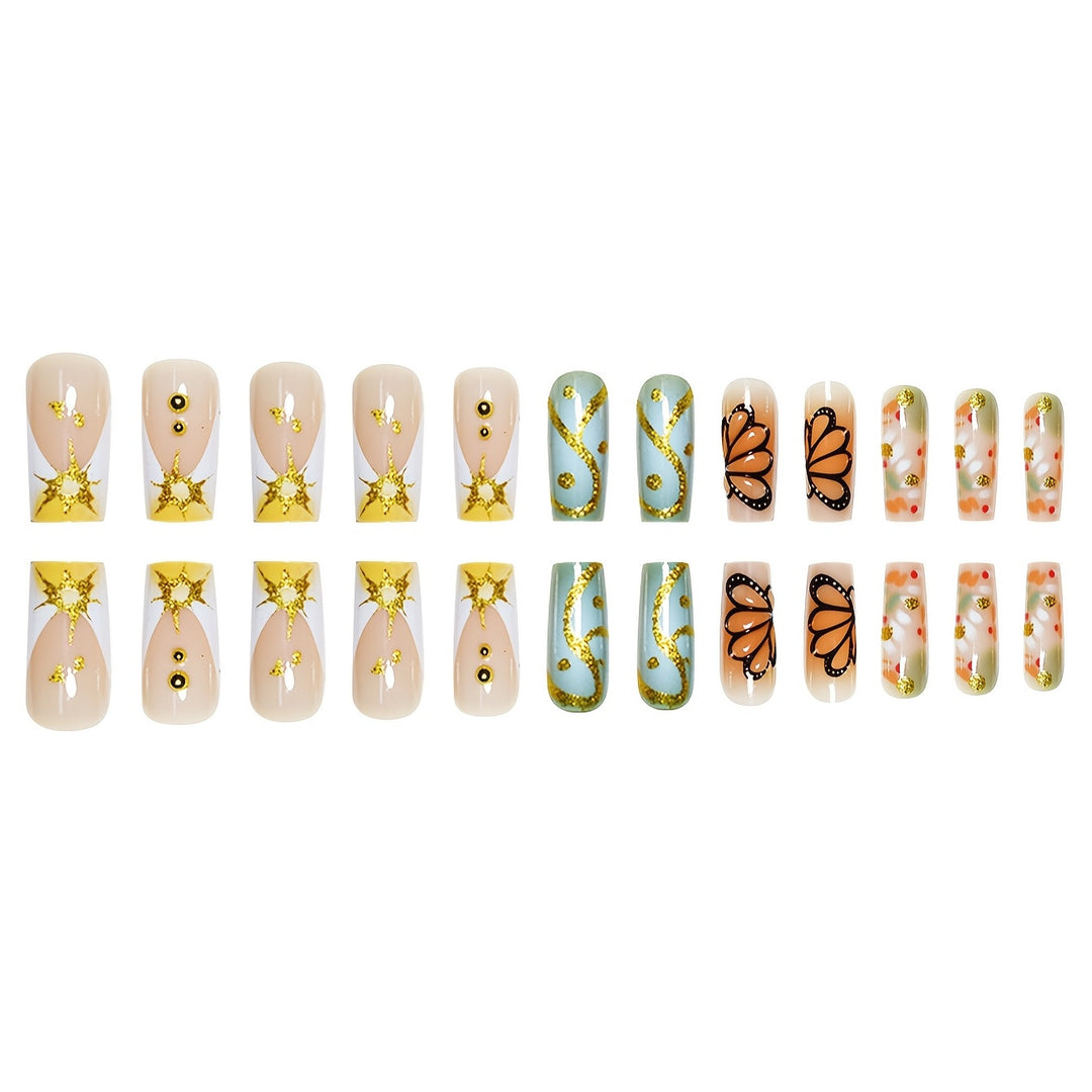 Creative Butterfly Design Nail Art Bowlift