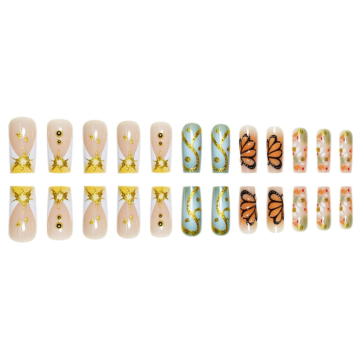 Creative Butterfly Design Nail Art Bowlift